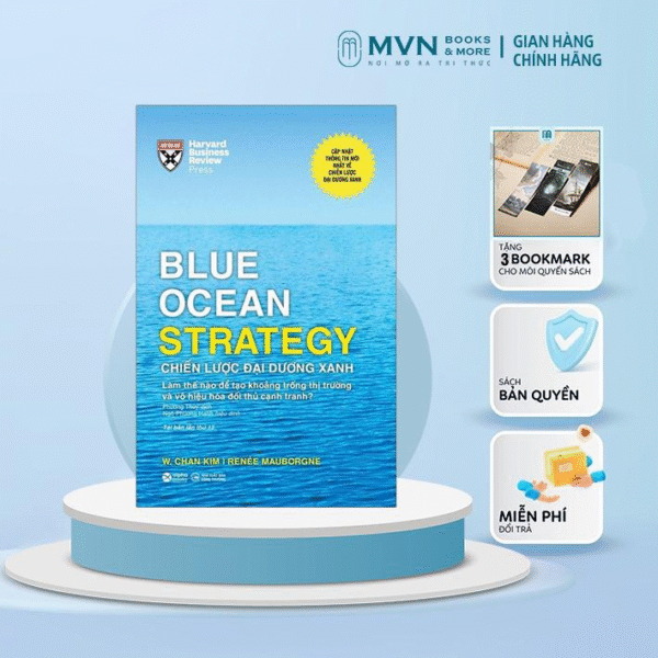 Sách - Blue Ocean Strategy - Chiến Lược Đại Dương Xanh (Bìa Cứng) - Mvn Books